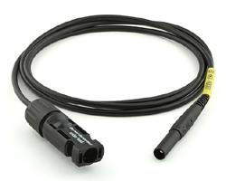 Stäubli schwarze Messleitung MC4 Stecker PV-AMLS4/150 
