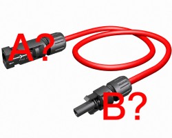 Kundenspezifisches Photovoltaikkabel 6 mm² in Rot 