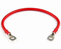 Maßgefertigtes Batteriekabel aus rotem Kabel, 25 mm² 