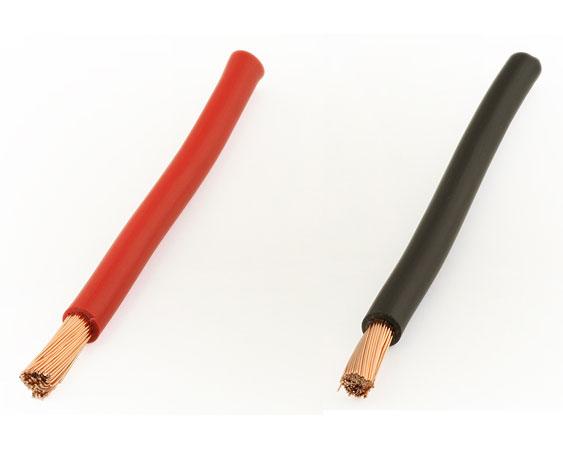 Flexibels Batteriekabel (als Meterware verkauft) 50 mm² Schwarzes 